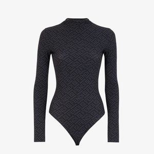 Fendi Skims Mock Neck Long Sleeve Bodysuit